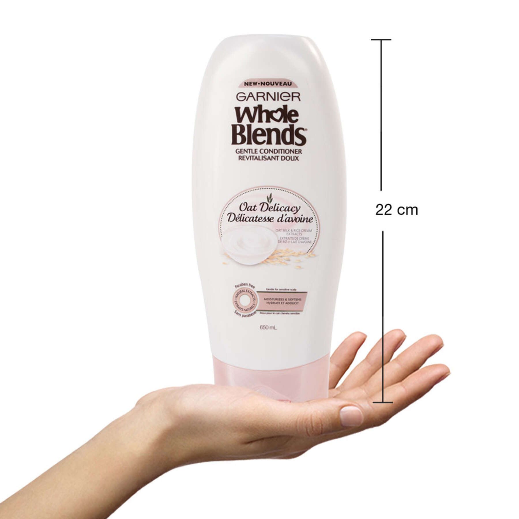 garnier hair conditioner whole blends oat delicacy conditioner 650 ml 603084543373 inhand